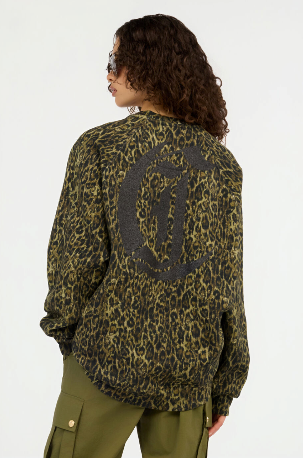 Felpa JUST CAVALLI Stampa Leopard