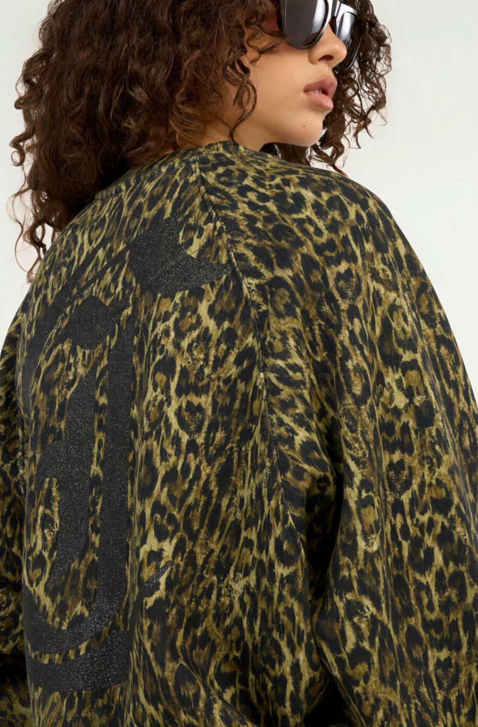 Felpa JUST CAVALLI Stampa Leopard