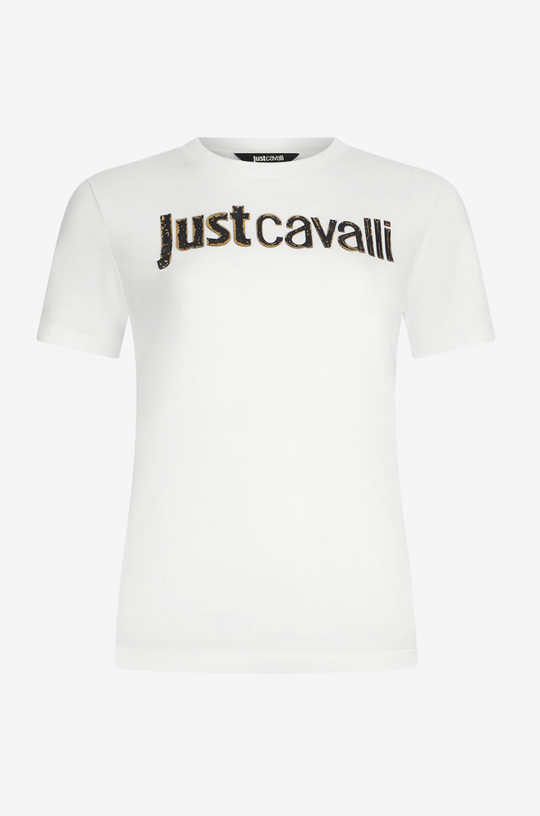 T-Shirt JUST CAVALLI Con Logo Ricamato