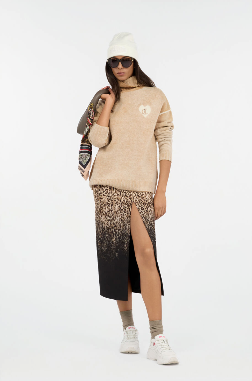 Gonna Midi JUST CAVALLI Stampa Leopardata