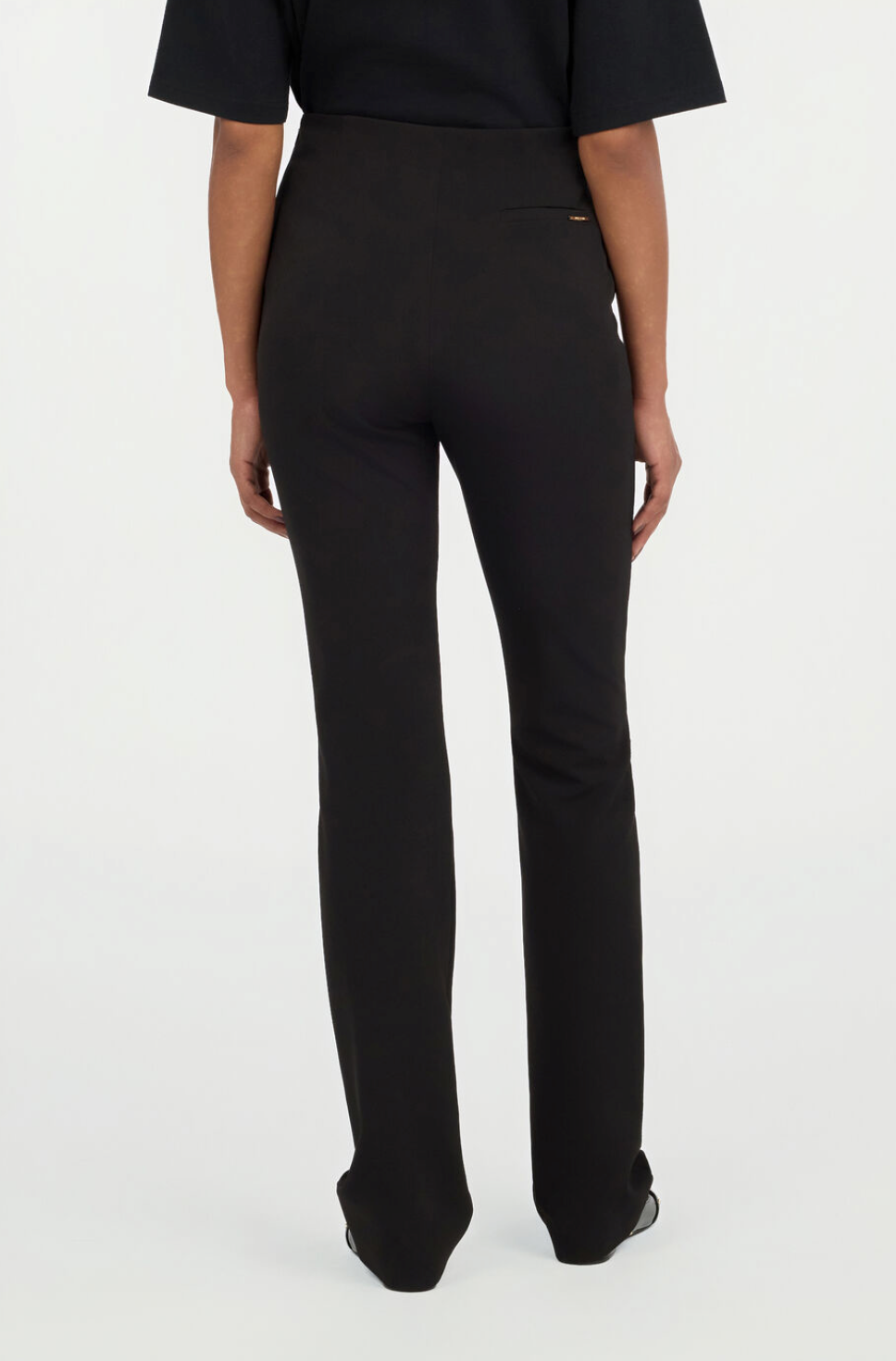Pantaloni JUST CAVALLI Svasati Neri Con Fibbia