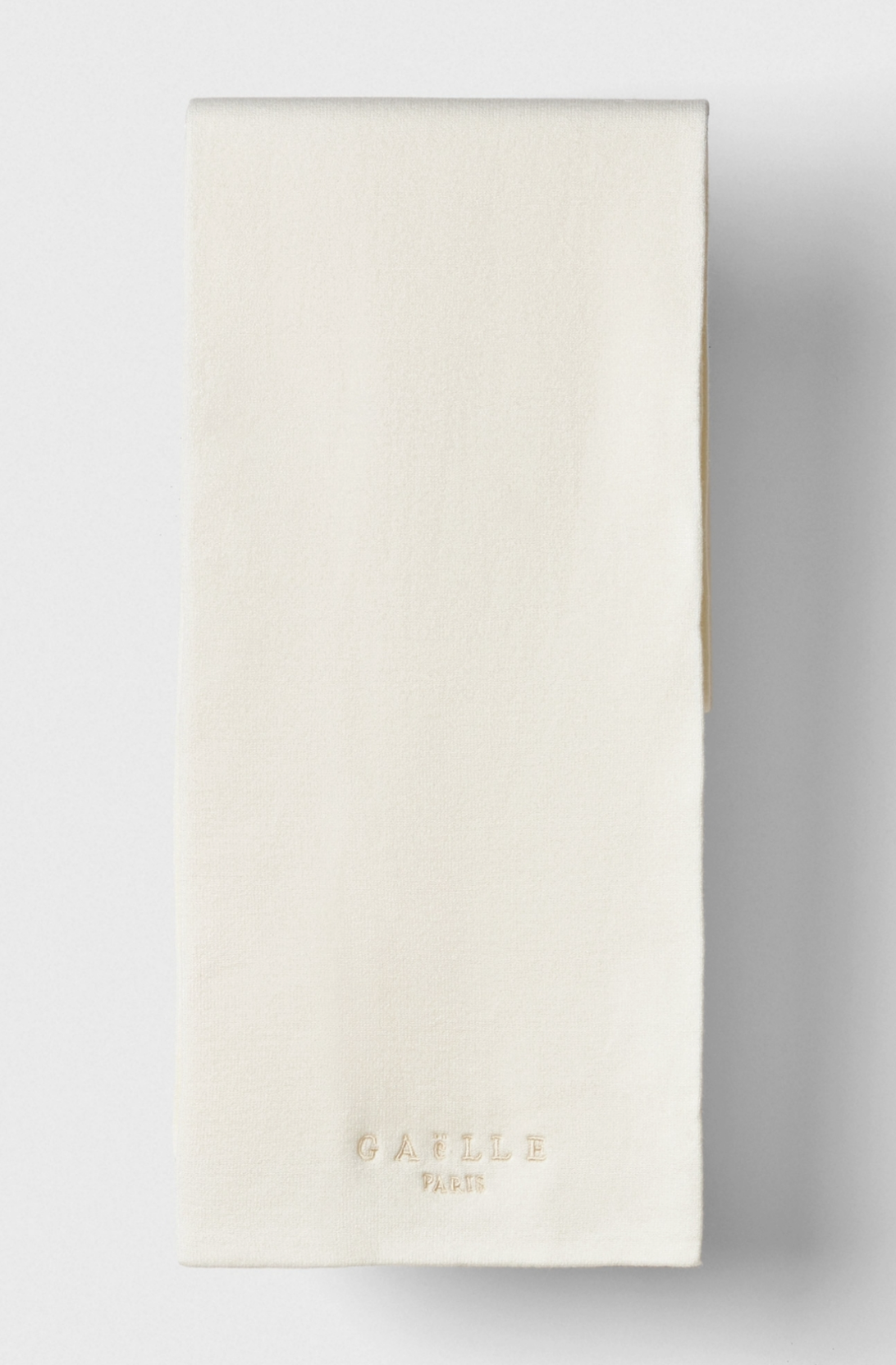 Sciarpa GAELLE PARIS In Maglia Con Logo Ricamo In Tono