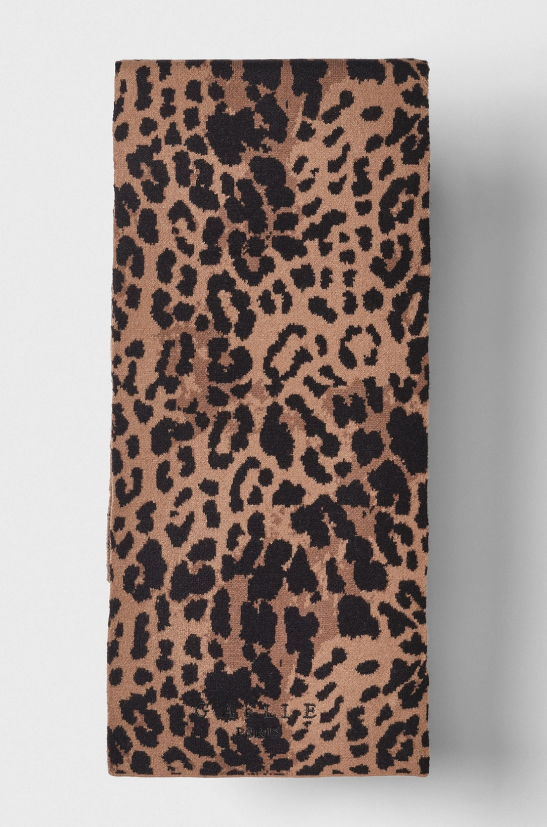 Sciarpa GAELLE PARIS In Maglia Con Logo Ricamo In Tono