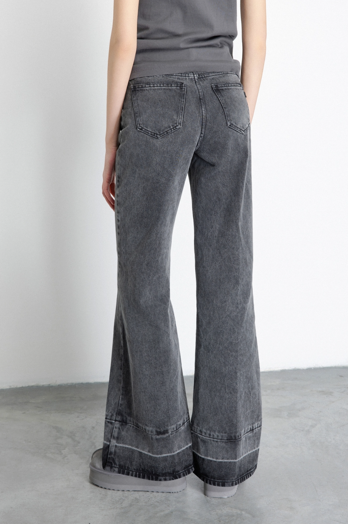 Pantalone GAELLE PARIS In Denim A Palazzo