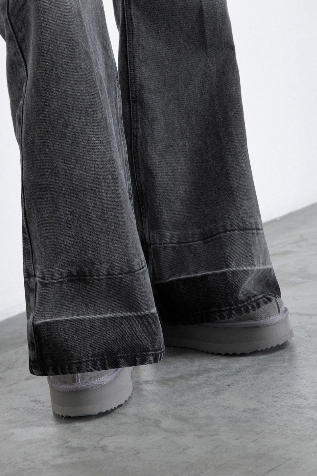 Pantalone GAELLE PARIS In Denim A Palazzo