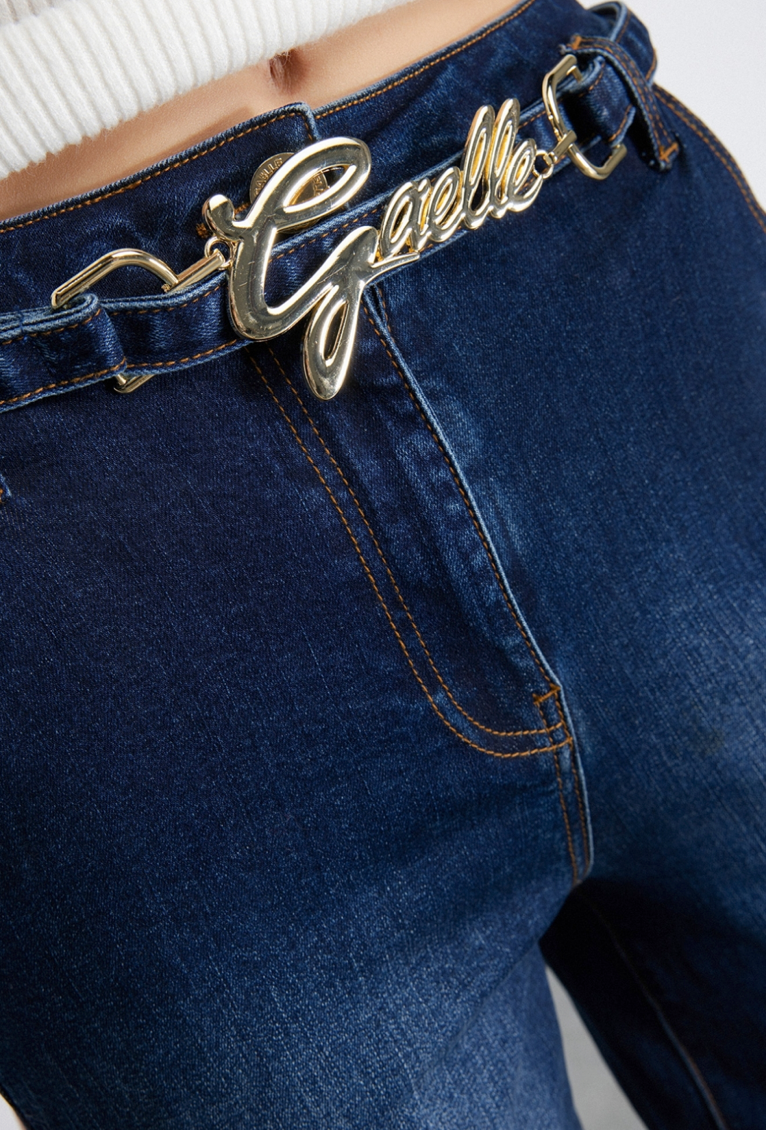 Pantalone GAELLE PARIS Palazzo In Denim