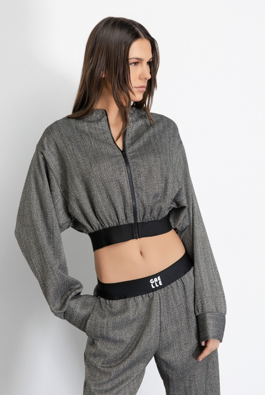 Giubbino GAELLE PARIS Full Zip Con Elastico Sul Fondo