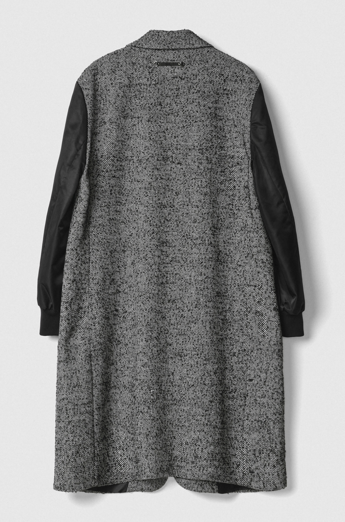 Cappotto GAELLE PARIS Over Lungo In Panno E Maniche In Nylon