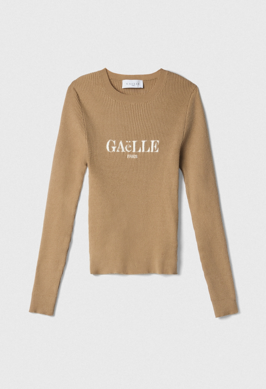 Pullover GAELLE PARIS Paricollo In Maglia A Coste
