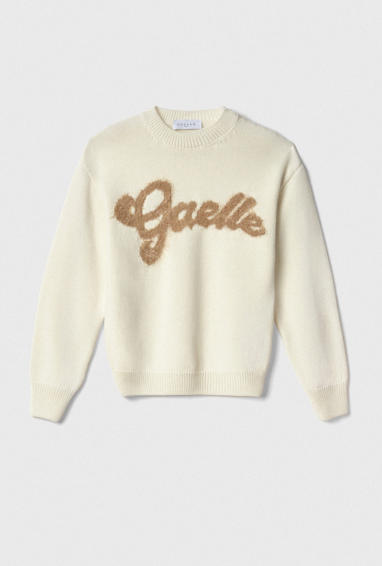 Pullover GAELLE PARIS Cropped In Maglieria Con Logo Lurex