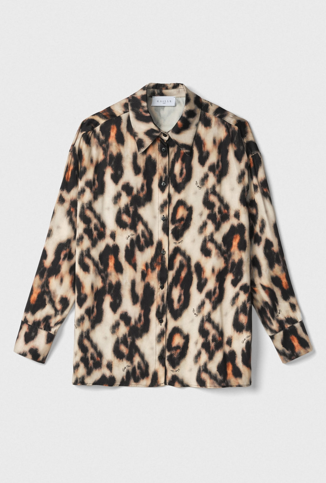 Camicia GAELLE PARIS In Raso Dritta Con Ricamo Interno