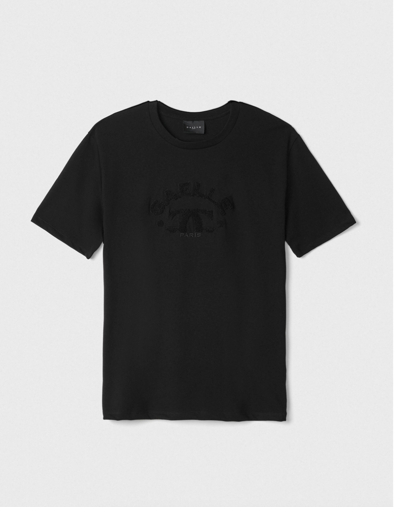 T-Shirt GAELLE PARIS In Jersey Mezza Manica Basic Con Ricamo