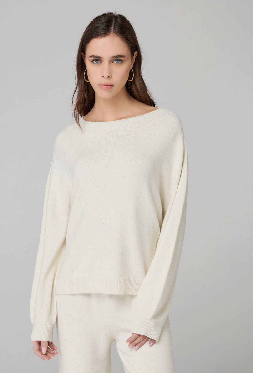 Maglia HINNOMINATE Paricollo In Maglia Con Paillettes