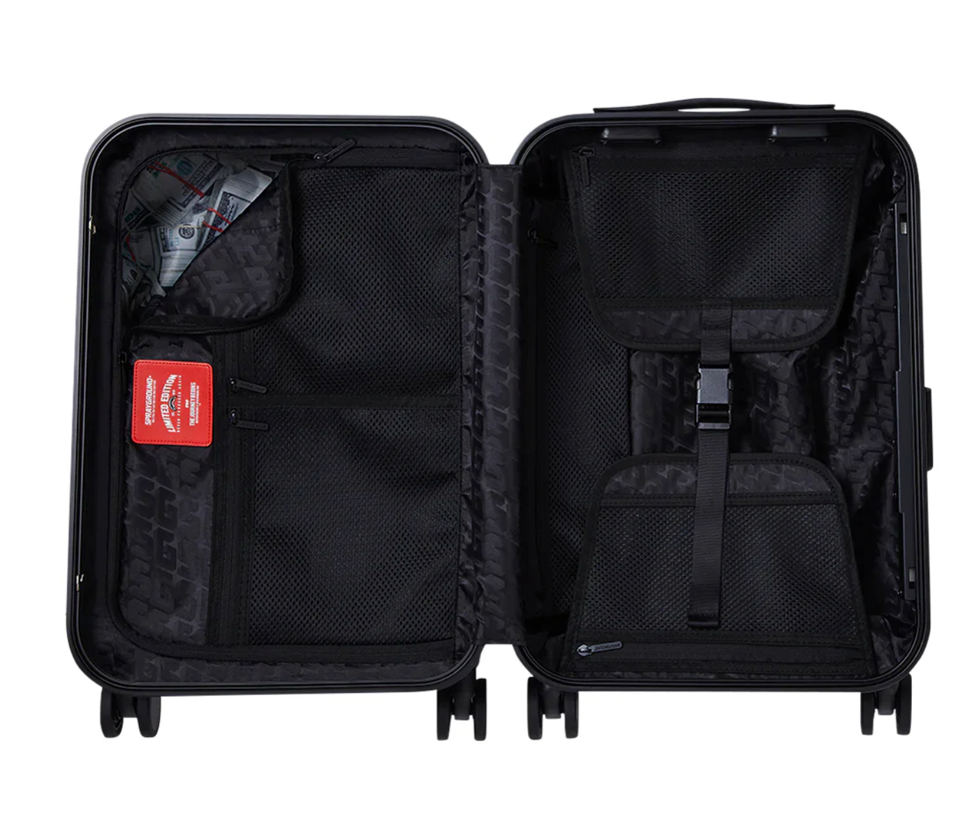 Valigia Trolley Sprayground Sharknautics Gunmetal Carryon Hard Luggage