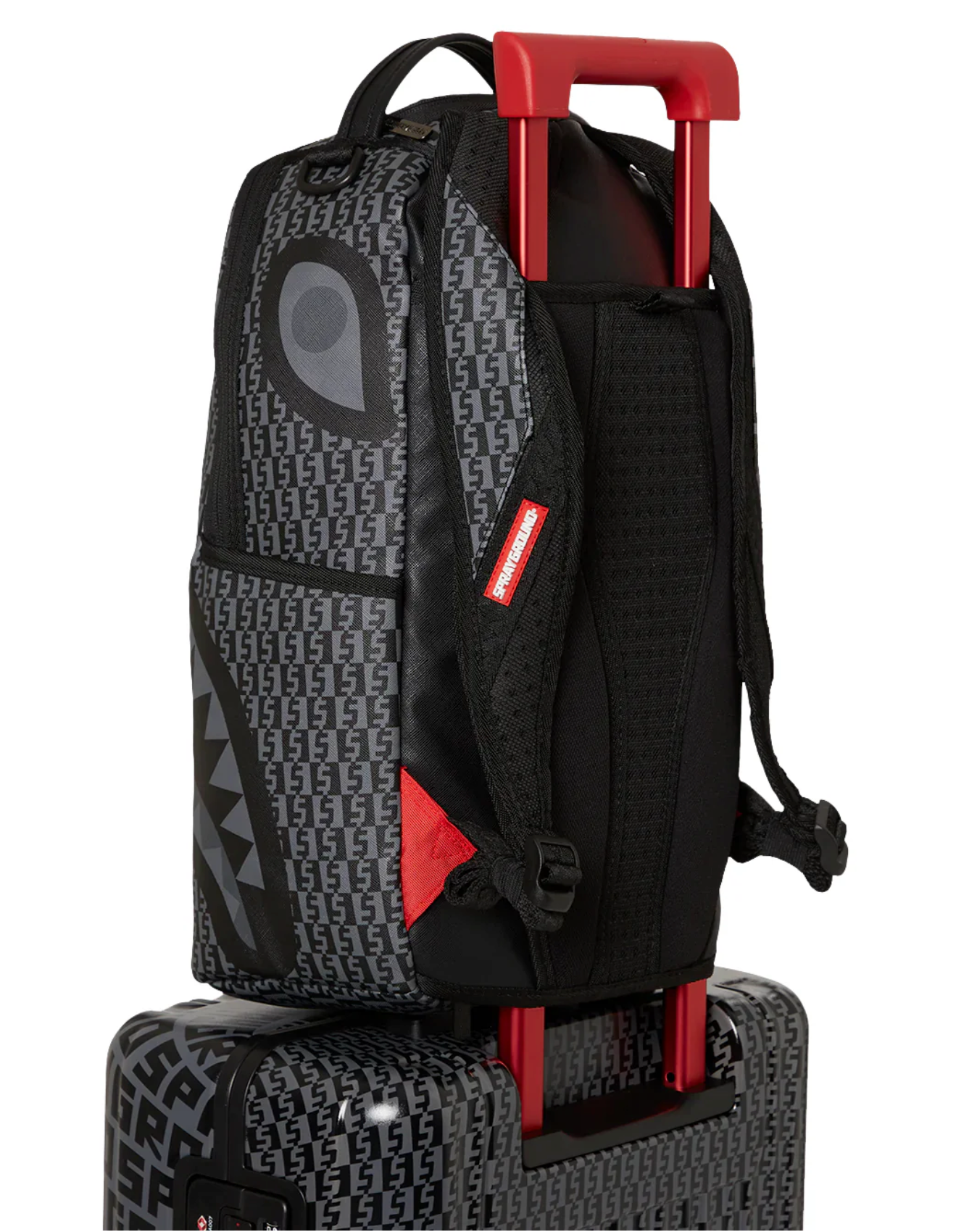 Valigia Trolley Sprayground Split Infinity Check