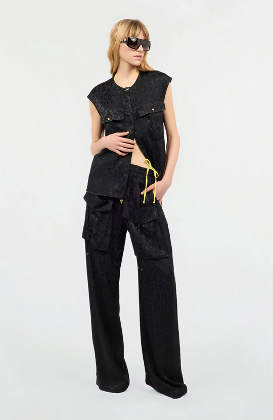 Pantaloni JUST CAVALLI Stampa Jaguar Skin