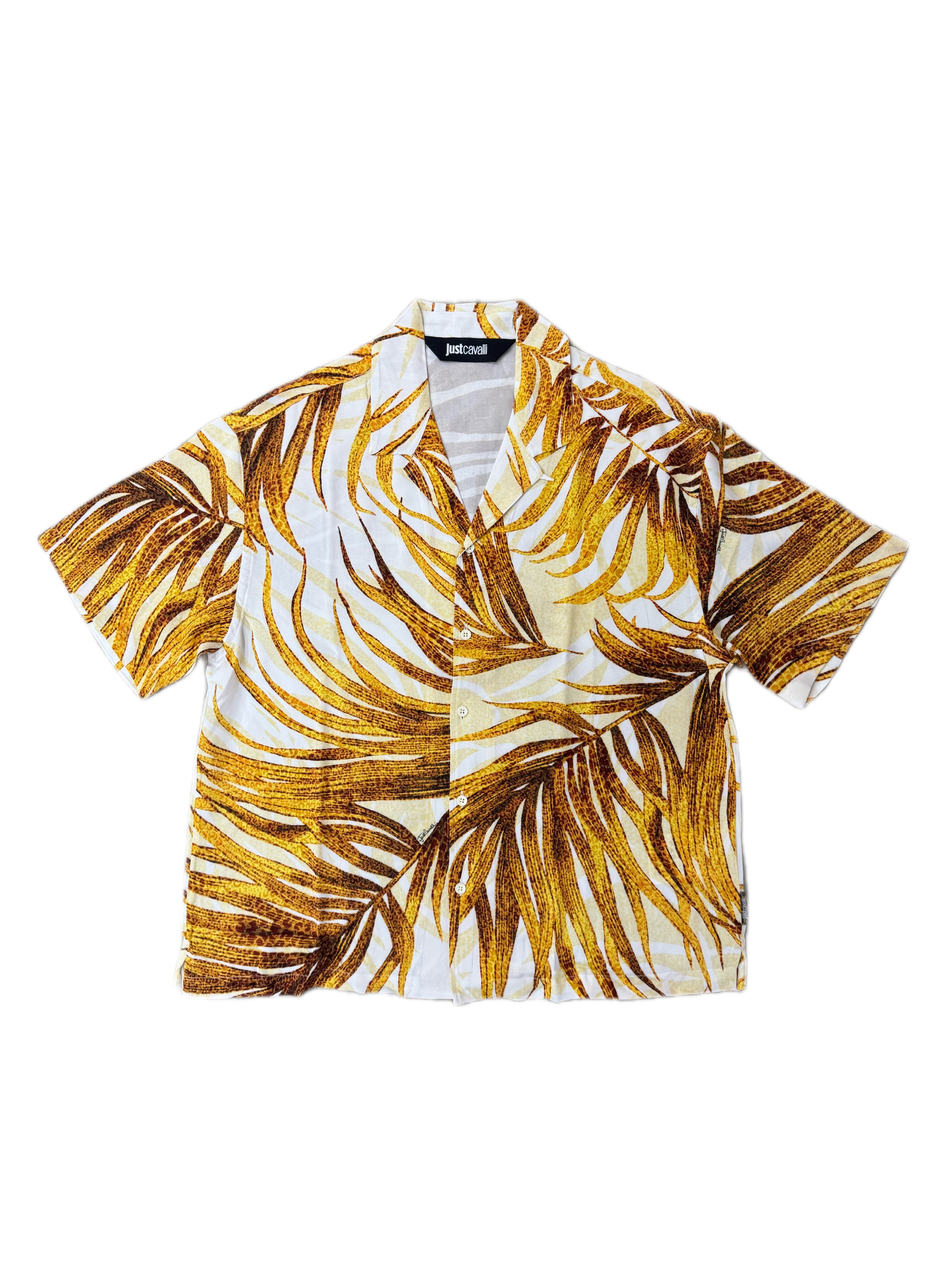 Camiciotto JUST CAVALLI Allover Golden Palm