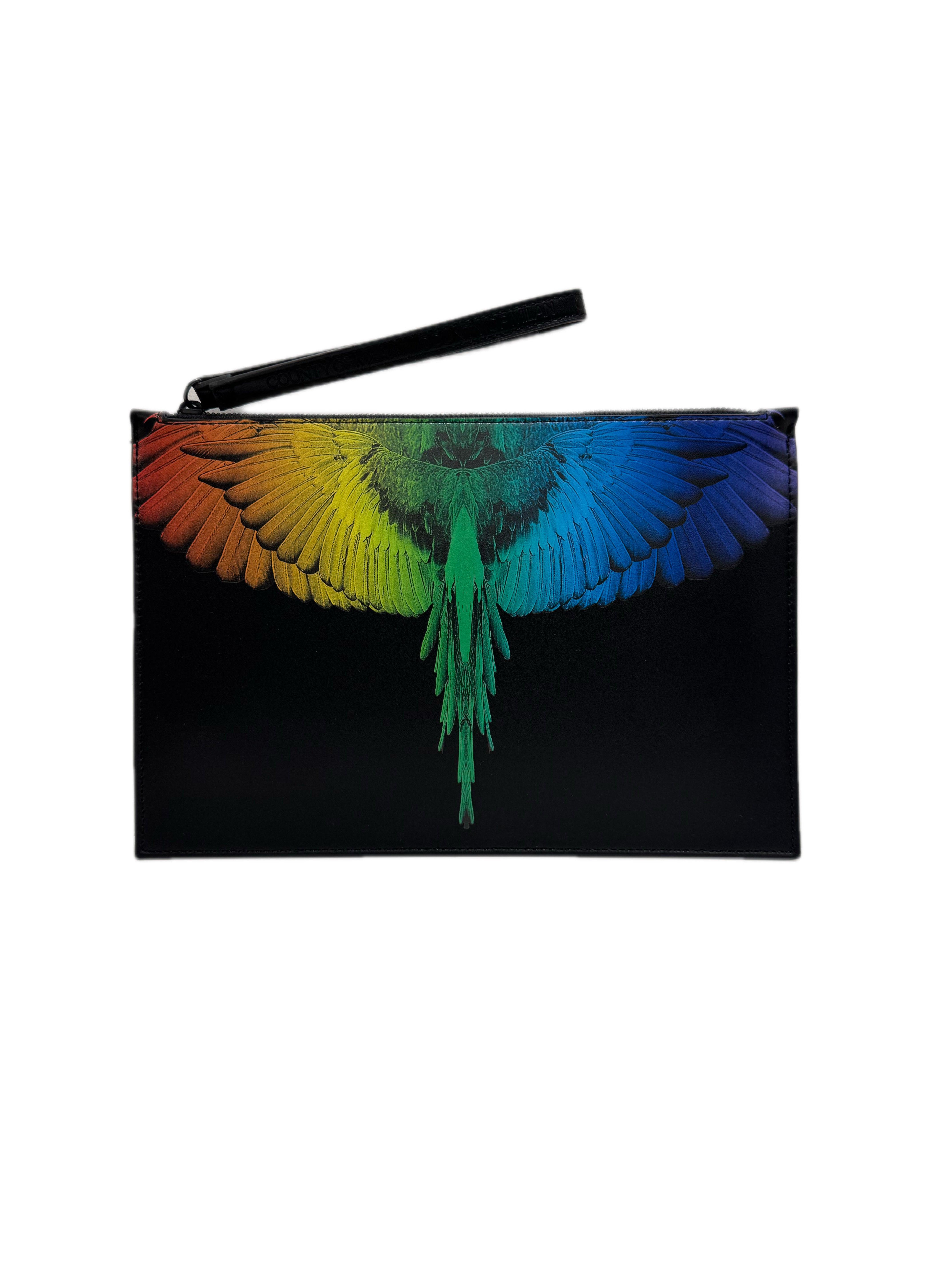 Pochette MARCELO BURLON Stampa Ali Multicolor