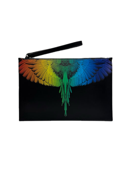 Pochette MARCELO BURLON Stampa Ali Multicolor