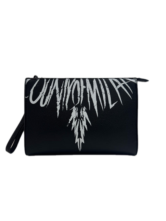 Pouche MARCELO BURLON Stampa Ali Bianche