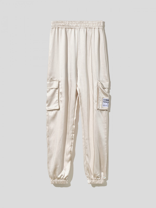 Pantalone in raso COMME des FUCKDOWN CDFD3121