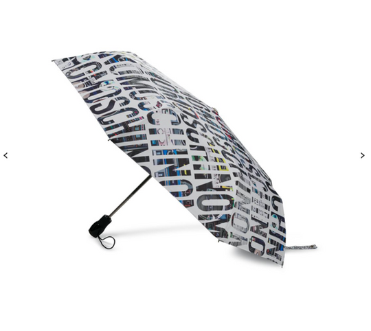 Ombrello MOSCHINO stampa multilogo