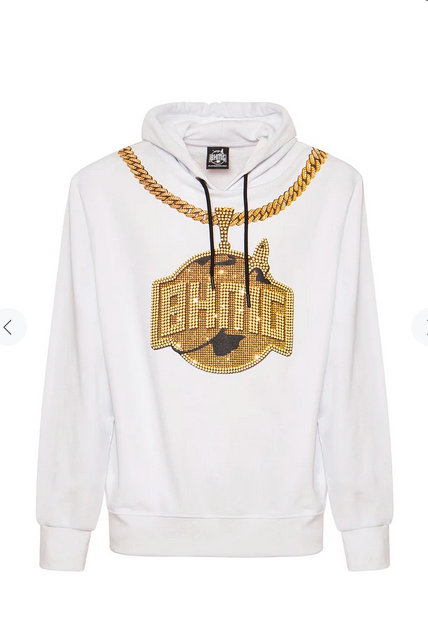Felpa BHMG hoodie con catena oro