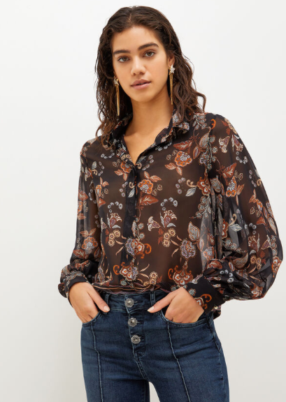Camicia  LIU JO floreale in georgette