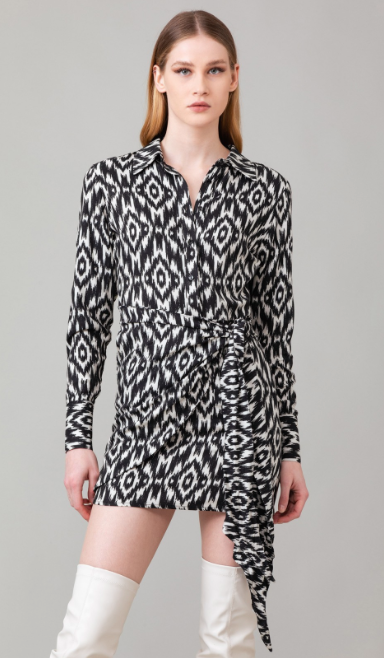 Abito chemisier GAELLE PARIS fantasia GBDP13987