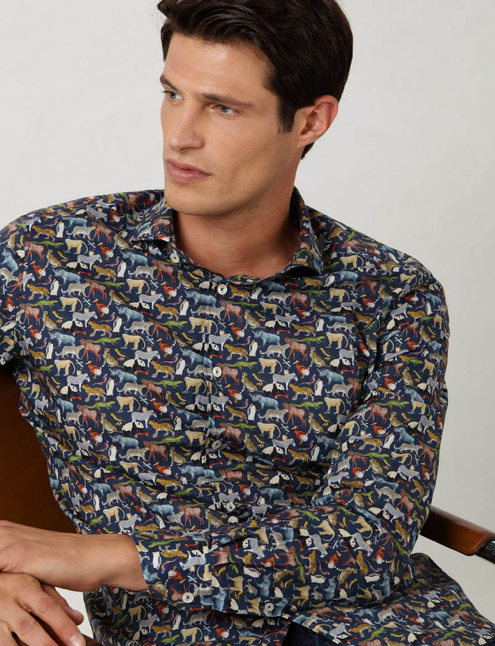 Camicia XACUS con stampa animali Royal Venaria