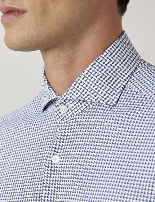 Camicia XACUS active con stampa pied de poule