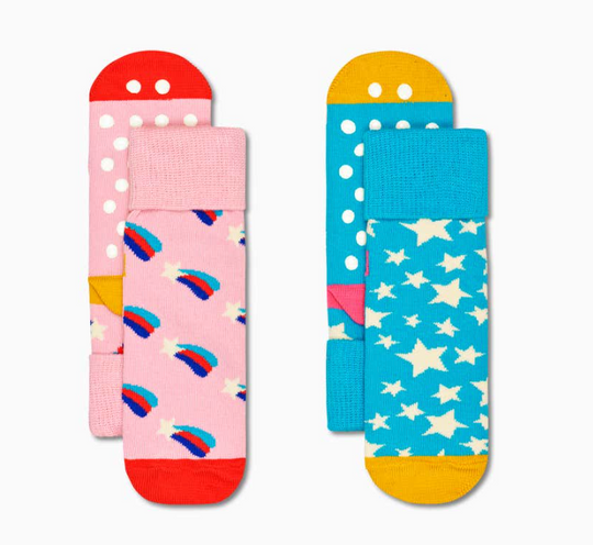 Kit doppio calze HAPPY SOCKS antiscivolo