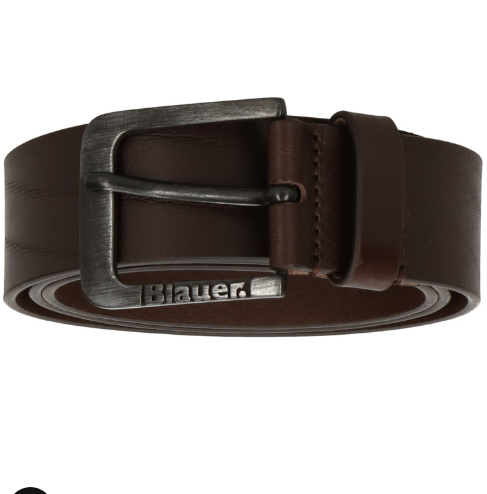 Cintura BLAUER in pelle marrone