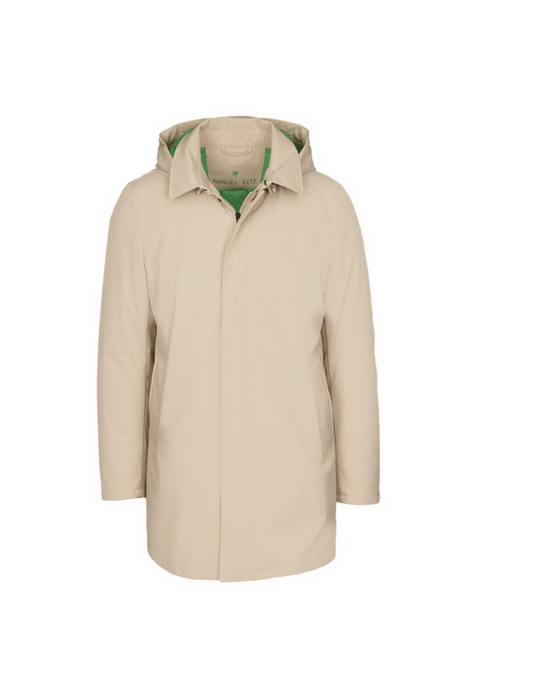 Trench MANUEL RITZ imbottito slim soft shell