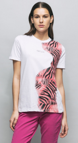 T-shirt GAELLE PARIS zebrata GBDP17070